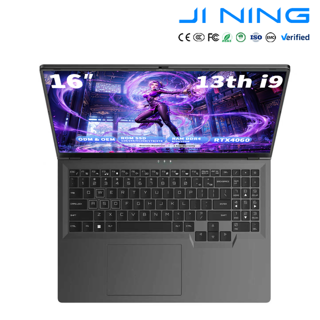 New Workstation Laptop 16 Inch Intel Core I9 13900H 14 Core 16GB DDR5 1TB SSD RTX 4060 6GB IPS Video Editing 3D Design Windows