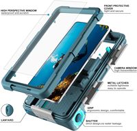 Étui de protection étanche professionnel pour appareil photo de plongée et téléphone portable, protection intégrale à 360 degrés avec cordon pour sports nautiques