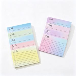 Bloc de Notas Adhesivas X418 con Degradado de Color, Lista de Tareas, Notas Adhesivas Pequeñas para Oficina, Hogar, Escuela y Reuniones - Product Image 1
