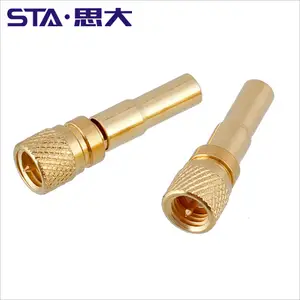 Hoge Kwaliteit Lage Ruis Coax Connector 10-32 Unf Mannelijke Microdot Connector M5 L5 Drieassige Acceleratie Sensor Plug