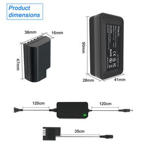 แบตเตอรี่จำลอง DCC12 BLF19E สำหรับอะแดปเตอร์จ่ายไฟภายนอกของกล้องพานาโซนิค - Product Image 2