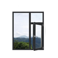 Ventanas Corredizas de Aluminio de Estilo Europeo Moderno, Doble Acristalamiento, Impermeables, Insonorizadas, Aislamiento Térmico, Uso Comercial y Residencial Exterior