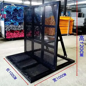 Metal Crowd Control Barrier Fence Gate Guardrail Music Queue Banquet Site Security Safety Concert Crash Sports Farm Fence