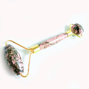 Rodillo Facial de Jade Verde Natural 2026 Gems para Masaje Facial, Cuerpo, Cabeza, Cuello y Pies - Product Image 2