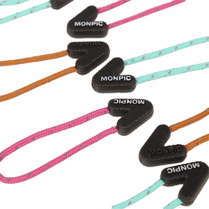 Puxador de Zíper Personalizado Rápido em PVC Colorido Macio para Roupas, Cordão de Borracha Plástica de Silicone para Bolsas - Product Image 2