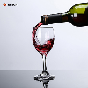 <span class=keywords><strong>Verre</strong></span> à vin rouge à long pied en cristal transparent brillant de qualité supérieure, avec logo personnalisé, certifié qualité alimentaire, capacité 210 ml, cadeau d'affaires - Product Image 4