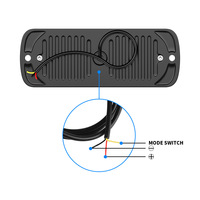 Feux arrière de frein à LED pour voitures camions 20 pièces 12V-24V clignotant stroboscopique jaune blanc rouge bleu feux de conduite durables