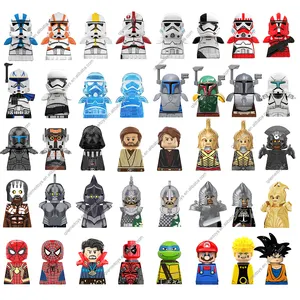 Koruit factory clone trooper star mandalorians wars mini action figure Knight soldier blocks super building blocks heroes toys