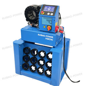 Máquina de Prensado y Corte de Mangueras Hidráulicas con Motor Controlado por PLC RUIBAO, Cojinete de Motor, Control Remoto, 3kW, Multivoltaje, 2-6 Pulgadas - Product Image 4