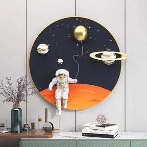 2022 stile moderno 3D disegno sul divano parete nel soggiorno camera da letto astronauta decorazione della parete - Product Image 2