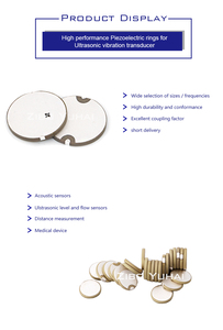 Elementi Piezoelettrici in Ceramica PZT-5A YUHAI, Dischi Vibranti per Trasduttori Industriali a Bassa Dielettricità - Product Image 6