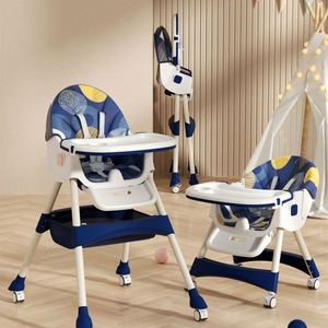 Silla de Comer Plegable para Bebés, con Soporte de Pies Ajustable, Diseño Seguro, Ligera y Portátil para Bebés y Niños Pequeños - Cocina al Aire Libre - Product Image 5