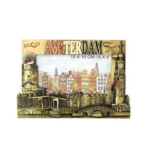 OEM/ODM Manufacture Directe Hollande Style Cadre Photo Personnalisé <span class=keywords><strong>Rome</strong></span> 3d Amsterdam Souvenir Relief Cadre Photo Stand - Product Image 5