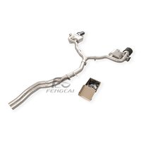 Upgrade Knalpot Performa Tinggi T304 Stainless Steel untuk Audi RS4 RS5 B9 B9.5 2.9T 2019-2024 Sistem Knalpot Valvetronic Catback