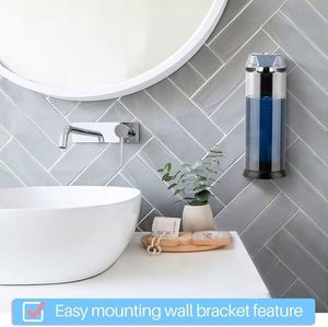 Distributeur de savon liquide automatique sans contact de 17 oz, fonctionne sur piles, outil de nettoyage intelligent pour la maison - Product Image 3
