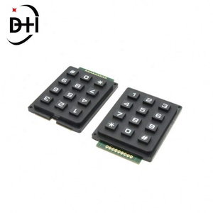 Teclado de Membrana con Matriz de Interruptores 3x4 4x4, Módulo de Teclado de Plástico ABS, 4x4 3x4, 12 16 Teclas - Product Image 3