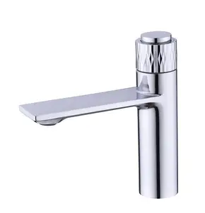 Factory supplier Single Handle Brass Wash Basin Faucet For Bathroom