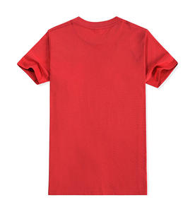 Camiseta de Hombre Personalizada con Logotipo, Cuello Redondo, Informal, Cómoda, de Manga Corta, 100% Algodón Tejido, Talla Grande - Product Image 4