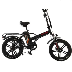 廉价1000w电池可折叠海滩电动泥巴自行车出售折叠电动自行车ebike