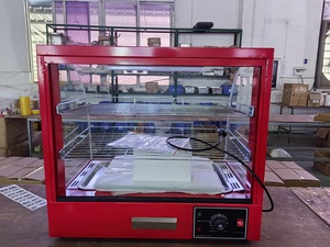 ตู้โชว์อาหารอุ่นร้อน ประหยัดพลังงาน สำหรับ<span class=keywords><strong>ร้าน</strong></span>จัดเลี้ยงและ<span class=keywords><strong>ร้าน</strong></span>ขายขนม - Product Image 4