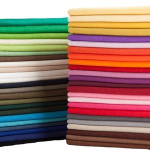 ผ้าลินินผ้าฝ้ายสีพื้นเรียบ สำหรับตัดเย็บเสื้อผ้า กางเกง งานฝีมือ DIY และทำฉากหลัง - Product Image 1