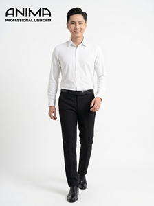 เสื้อเชิ้ตผู้ชายขายส่งจำนวนมาก ผลิตจากใยไผ่ 50% และไมโครไฟเบอร์ 50% ยืดหยุ่นสูง ไม่ยับง่าย ดีไซน์ทันสมัย เหมาะสำหรับงานปาร์ตี้ แขนยาว - Product Image 2