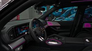 Icarsin - Luz Ambiental de 64 Colores para Mercedes W167 GLE <span class=keywords><strong>GLS</strong></span> 2020-2025, Control MBUX, Iluminación LED Interior, Mejora de la Iluminación, Altavoces de Ventilación - Product Image 5