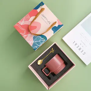 Hot Selling Promotional Custom Design Best Mom Porcelain Ceramic Coffee Mugs Gift Box wedding gifts Mother's Day Mug gift set