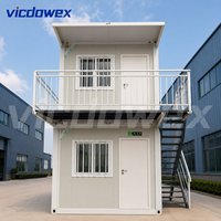 VICDOWEX Maison conteneur modulaire personnalisée en kit pour entrepôt de chantier et stockage de bureaux