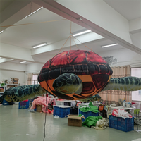 Tortue géante gonflable, modèle de tortue de mer gonflable de dessin animé avec éclairage LED