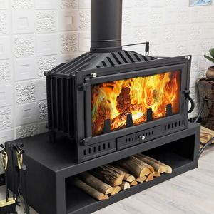 Miglior Prezzo, Vendita Calda: Caminetto Moderno Autoportante in Ghisa Nera con Vetro, Piccola Stufa a <span class=keywords><strong>Legna</strong></span> per Interni - Product Image 1