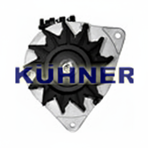 Alternatore compatibile con FORD TRANSIT 2.5 D (TBS, TCL, TCS, TEL, TES) Diesel (KW: 50, CV: 68) dal 12-1985 al 01-1989 KUHNER - Product Image 1