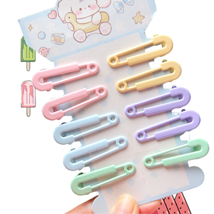 Miaobei 4cm nouveau fun simulation broche alliage pince à cheveux creux couleur bonbon sans couture canard bec <span class=keywords><strong>frange</strong></span> - Product Image 1