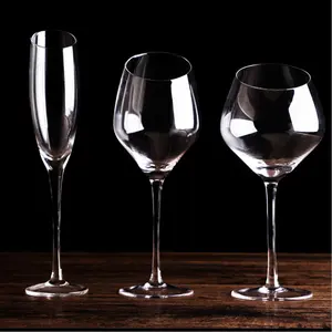 Estilo europeu grande capacidade vinho de cristal de vidro champanhe goblet casa talheres