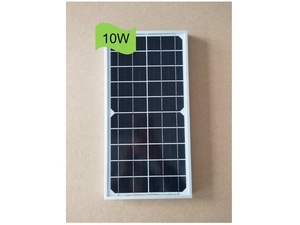 แผงโซลาร์เซลล์รูปสี่เหลี่ยมผืนผ้าขนาด 10W 12V แบบกำหนดเอง พร้อมโมดูลโซลาร์เซลล์ IoT จากโรงงานโดยตรง สำหรับไฟส่องสว่างและกล้อง ประเภท HJT - Product Image 1