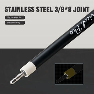 Taco de Billar <span class=keywords><strong>CRICAL</strong></span> Pro de Fibra de Carbono, Ultra Suave, Profesional, Cónico, Baja Deflexión, Eje de Arce, Unión de Aleación de Aluminio, 147 cm - Product Image 4