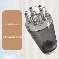 Tête cuir chevelu masseur brosse Mini Portable croissance des cheveux sérum huile liquide distributeur brosse médecine peigne