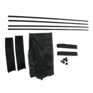 Tendina Parasole Universale Nera a Rete per Auto, Protezione UV per Finestrini Laterali, <span class=keywords><strong>Parabrezza</strong></span> <span class=keywords><strong>e</strong></span> <span class=keywords><strong>Lunotto</strong></span> Posteriore - Product Image 1