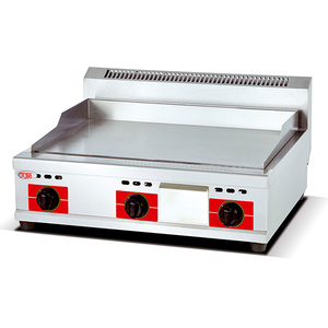 Vỉ nướng gas chuyên nghiệp thiết bị nhà bếp với Chảo Gang (phẳng)(OT-GA-720) - Product Image 1