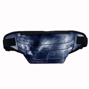 กระเป๋าคาดลำตัวโพลีเอสเตอร์กันน้ำสำหรับผู้ชายมีซิปพิมพ์ซับลิเมชัน - Product Image 5