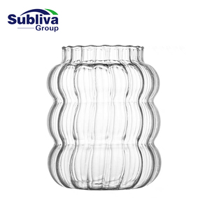 リブキャタピラーガラス630mlノベルティメガネドリンクカップ - Product Image 2