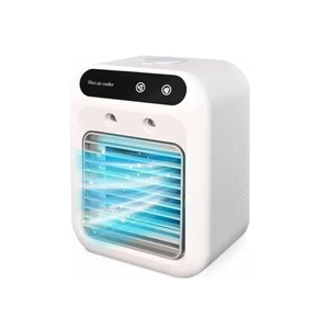 Mini ventilateur de refroidissement et humidification, climatiseur portable électrique de bureau, <span class=keywords><strong>2</strong></span> vitesses, ventilateurs rechargeables USB pour les voyages en extérieur - Product Image 2