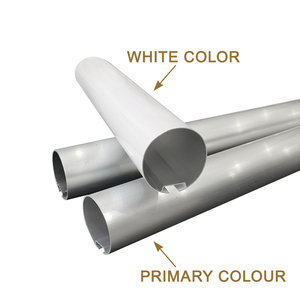 Profilé en aluminium 6063, tube de rideau, tube en aluminium de 38 mm pour composants de stores enrouleurs, <span class=keywords><strong>cassette</strong></span> de stores enrouleurs, vente en gros - Product Image 4