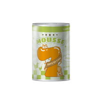 Nourriture saine et naturelle pour chat de compagnie Nourriture principale humide en conserve 375g chat Nutrition Mousse Pâte de viande Snack en conserve Friandises pour chat de tout âge