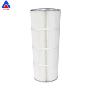 Cartouche filtrante ovale industrielle sur mesure, neuve, de haute qualité, pliée, à haute efficacité, pour collecteur de poussière. - Product Image 1