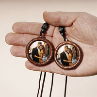 Pendentif base de plaque en bois rond ajouré rétro, motif nuage, personnalisable avec photo, à faire soi-même, le plus vendu