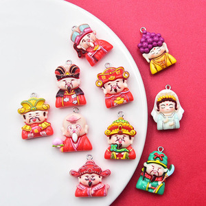 Hot Sales China Ancient Mythological Characters Resin Molds Resin Crafts Kids Keychain for Decoration