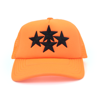 Gorra de Camionero de 5 Paneles con Logotipo Bordado Personalizado y Cierre de Plástico Ajustable para las Cuatro Estaciones