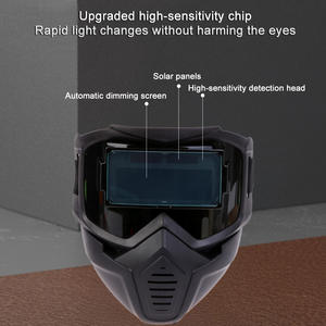 Casco de Soldadura Protector Facial de Alta Calidad, Nuevo, Portátil, con Oscurecimiento Automático, Resistente a Altas Temperaturas, con Energía Solar - Product Image 4