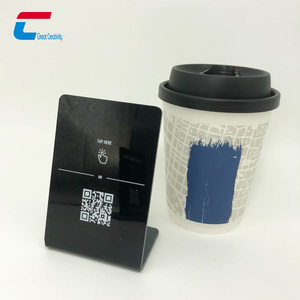 Support d'affichage en acrylique personnalisé avec code QR NFC, support pour médias sociaux, support en acrylique pour portrait - Product Image 2